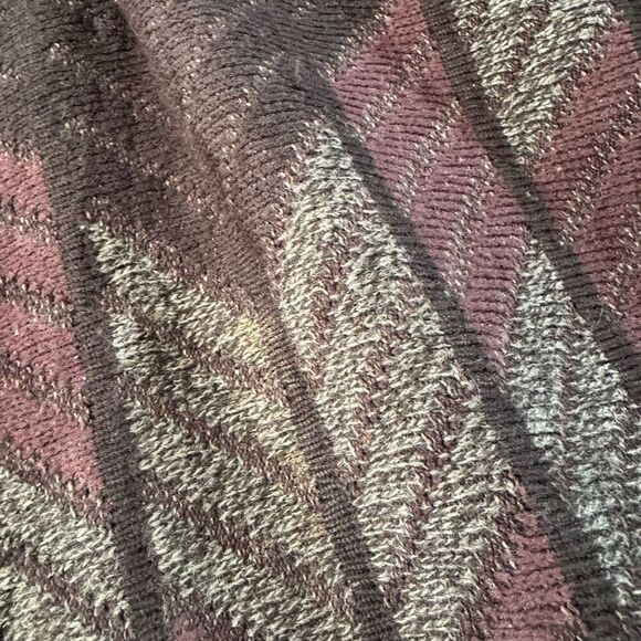 West Bay Classic Men’s Polo Sweater Size 2XL  Red/Grey Graphic Vintage - Picture 3 of 8